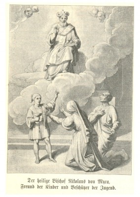 Scan aus einem Heiligenbuch von 1899.